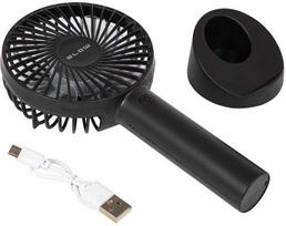 Blow Rankinis USB ventiliatorius su įkraunama baterija, juodas