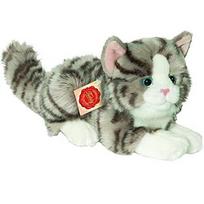 Hermann Teddy kolekcijos pliušinis žaislas - Melagingas katinas - 20 cm - Pilkas