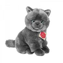 Pliušinis žaislas - HERMANN TEDDY - Chartreux katė - 20 cm - Pilka - Skirta vaikams nuo 3 metų