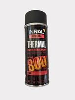 Karščiui atsparūs dažai, Inral thermal, juoda, 400 ml