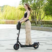 ABE-E9 8,5'' Elektrinis paspirtukas, didžiausias greitis 20 km/h, 350 W variklis, 36 V 7,5 Ah baterija, didžiausias nuotolis 30 km, su valdymu per programėlę ABE-E9——20KM/H juoda