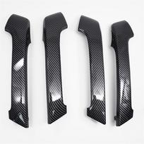 Inner door handle for Toyota Prado LC150 carbon fiber (4-piece set)