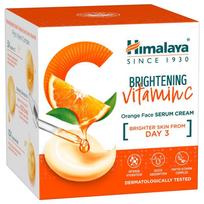 Himalaya Skaistinantis Vitaminas C Apelsinų Serumas Kremas 50g Švytinčiai Lygiu Odos Tonui Ir Giliai Drėkinantis Veido Drėkiklis
