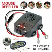 Auto Car Ultrasonic Mouse Repeller Rat Rodent Pest Animal Deterrent Repellent black