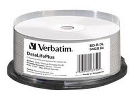 VERBATIM 43750 BluRay BD-R DL Verbatim Spindle 25, CDVVER43750