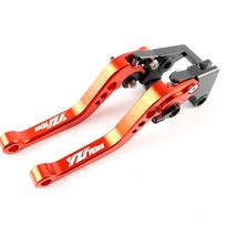 Skirta Yamaha YZF R125 R 125 YZFR125 YZFR 125 2014-2022 trumpų stabdžių sankabos svirties motociklų priedų rankenoms oranžinė