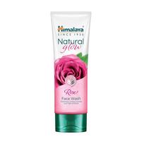 Himalaya Natūralaus spindesio rožių veido prausiklis 100ml Vienkartinė pakuotė Švelnus odos valiklis natūraliam spindesiui ir nešvarumams pašalinti