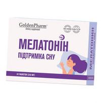 Melatonino tabletės, Melatoninas 1, Golden Pharm 20 tab. (72519007) 20tab