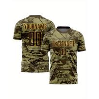 Karinio stiliaus sportiniai marškinėliai vyriški trumparankoviai T-shirt krepšiniui, futbolui lengvi pralaidūs orui madingo dizaino pavasariui ir vasarai lauke XS