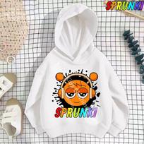 Hot Game Incredibox Sprunki Hoodie for Kids Hoody Sweatshirts for Teen Boys Cartoon Coats for Girls, Casual Outerwear for Baby 110