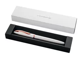 Plunksnakotis JAZZ NOBLE elegance pearl white dėžutėje