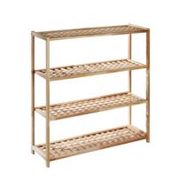 Iš riešutmedžio masyvo spintelė batams natūralios spalvos – Premier Housewares
