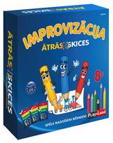Stalo žaidimas Vaizduotė. Greiti piešiniai (8+, latvių k.), PlayLand, L-261LV, Board games