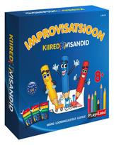 Stalo žaidimas Vaizduotė. Greiti piešiniai (8+, estų k.), PlayLand, L-261EE, Board games