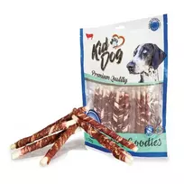 Kiddog Beef Strips odos lazdelė 12cm su jautiena, skanėstai šunims; 500g