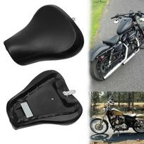 Juoda Priekinė Vairuotojo Keleivio Vienvietė Sėdynė Harley Sportster 883 1200 72 48 1983-2003