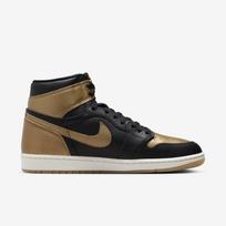 Air Jordan 1 Retro High OG Black/Metallic Gold-Sail - Dydis 45.5 (DZ5485-071 Laisvalaikio batai)