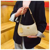 Nauja pažasties rankinė klasikinė madinga petinė rankinė-paštininkė mahjongo rankinė moteriška rankinė 7cm*24.5cm*15cm white