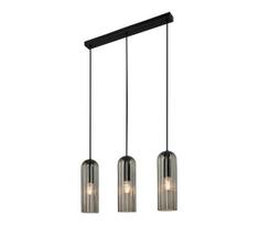 Nordlux - Pakabinamas šviestuvas ant laido MIELLA 3xE27/25W/230V juoda/dūminė