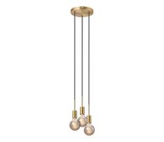 Nordlux - Pakabinamas šviestuvas ant laido PACO 3xE27/25W/230V, žalvarinis