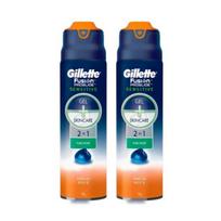 Gillette Fusion ProGlide Sensitive 2-in-1 Pure Sport skutimosi gelis — 170 g (pakuotė po 2)
