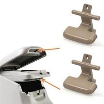 2x Upper & Lower Center Console Armrest Latch Clips For Hyundai Sonata 2009-2010