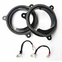 6,5  garso garsiakalbio padėklo adapterio laikiklis su laidų komplektu Mazda Axela CX-4 CX-5 CX-7