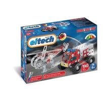 Gaisenos konstruktorius gaisrininkai iš plieno sidabro/raudonos - EITECH - 192 dalys