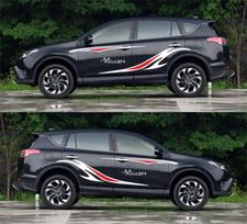 Sunkvežimių SUV juostų grafika (Dvi pusės) Vinilo grafika Lipdukai Automobilio lipdukai