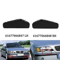 2 vnt. Žibintų plovimo purkštuko dangtelis BMW E46 Sedanas Universalas 316 318 320 323