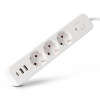 Entac Ilgiklis 3 lizdų 2USB-A + USB-C 1.5m
