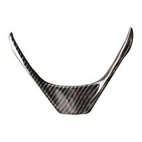 For 2014-2018 Toyota Corolla Car Console Steering Wheel Cover Carbon Fiber Trim