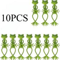 10 VNT. žali varlės augalų atramų, mielos ir stabilios PP augalų atramos, mažoms vazoninėms gėlėms ir granuliuotiems augalams, puikiai tinka sodo dekoracijoms