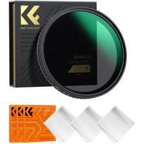 K&F Concept K&F 43MM Nano-X Variable/Fader ND Filter, ND2~ND32, W/O Black Cross with 3pcs cleaning cloths