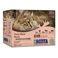 BOZITA Skanus mėsos meniu Multibox skonio mišinys drebučiuose - šlapias kačių ėdalas - 12 x 85 g