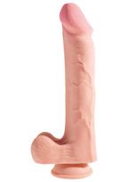 Varpos imitatorius su sėklidėmis King Cock Plus