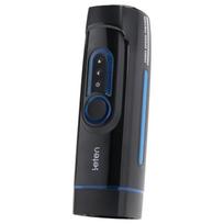 Leten SM320 - masturbatorius vyrams - garsas, stūmimas, šildymas - juodas