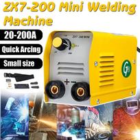ZX7-200 Nešiojama mini elektrinė lankinio suvirinimo mašina su izoliuotu elektrodu, keitiklinė suvirinimo aparatūra 220V 50-60Hz