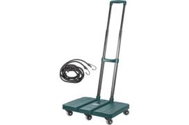 Sulankstomas platforminis vežimėlis ROCKFORCE RF-L016 180 kg teleskopinė rankena 56x33 cm