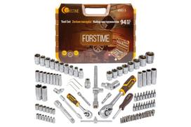 Įrankių rinkinys, FORSTIME, FT-4941-5, 94 vnt., 1/4'' ir 1/2'' (6-kampis), 4-32 mm, plastikinė dėžė