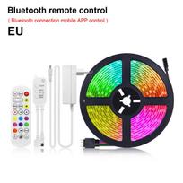Muzikos Led Fairy Lights Spalvą keičiančios LED šviesos juostos Bluetooth nuotolinio valdymo pultelio stygos šviesų rinkinys, skirtas namų Kalėdų dekoravimui su ES kištuku 1M/Roll-EU Plug