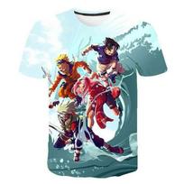 Naujas Naruto Animacinis Personažas 3D Skaitmeniniu Būdu Spausdintas Vyriškas Animacinis Marškinėlis XS