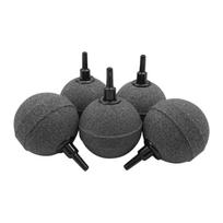 5 vnt. 50 mm akvariumo oro difuzoriaus rutuliuko atsarginė dalis DWC sistemoms pilka