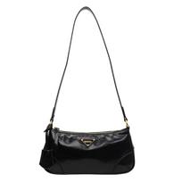 Ms. Bao's New Shoulder Messenger Bag Versatile Casual Small Square Bag juoda