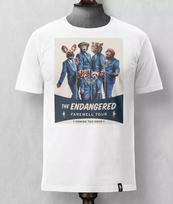 100% medvilnės UNISEX MARŠKINĖLIAI VYRIŠKI MOTERIŠKI Purvino aksomo drabužiai - Ekologiškas Nykstanti rūšis T-shirt XL balta