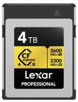 Lexar CFexpress 4.0 Pro Gold R3600/W3300 4TB