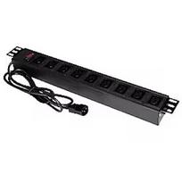 A-lan Alantec PZ010 power extension 1.8 m 9 AC outlet(s) Indoor Black PZ010
