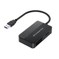 USB 3.0 tipo atminties kortelių skaitytuvas 4 viename SD TF CF MS Flash kortelės adapteris