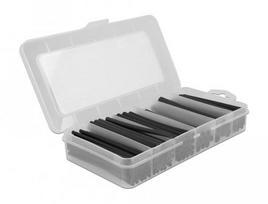 Delock Heat shrink tube assortment box, dual-wall with internal adhesive, shrinkage ratio 3:1 and 4:1, black, 116 pieces