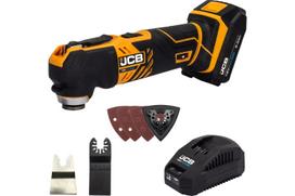 Daugiafunkcinis įrankis JCB JCB-18MT-2XB-E 18 V, 5000-15000 aps./min, 6 antgaliai, 2.0 A·h akumuliatorius
